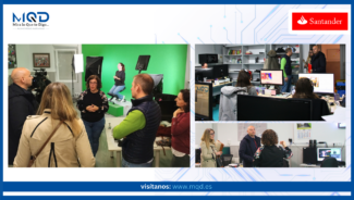 Representantes del Banco Santander visitan nuestras instalaciones en Burgos