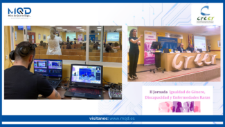 Accesibilidad en la II Jornada Igualdad de Género, Discapacidad y Enfermedades Raras en Burgos