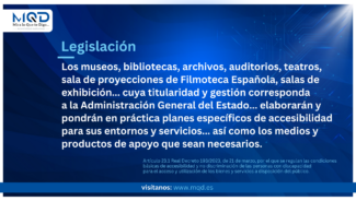 Los bienes y servicios de titularidad pública deben tener medidas de accesibilidad comunicativa