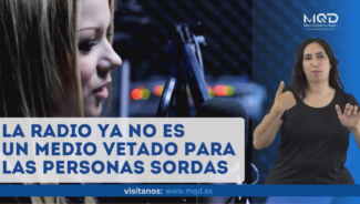 Radio accesible con subtítulos y lengua de signos
