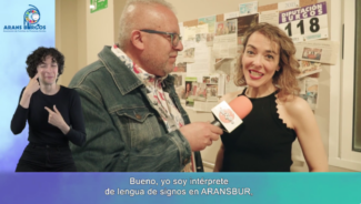 Aransbur interpreta a Sidonie en el IN Festival Burgos (entrevista subtítulos y LSE)