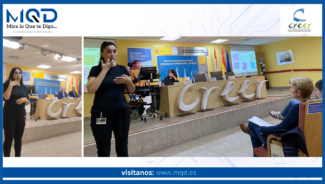 Accesibilidad comunicativa en la V Jornada de Inclusión Educativa y Enfermedades Raras del CREER