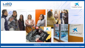 Fundación «la Caixa» visita MQD y ARANSBUR