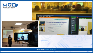 Lengua de signos en la I Jornada de Accesibilidad Cognitiva del CREER