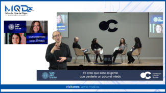 Arte y ciencia con subtítulos y lengua de signos en el podcast Concéntricos