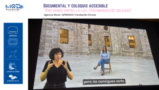 MQD garantiza la accesibilidad comunicativa para “Por donde entra la luz. Testimonios de soledad”