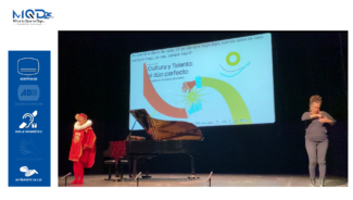 MQD participa en el certamen “Cultura y Talento” aportando accesibilidad comunicativa