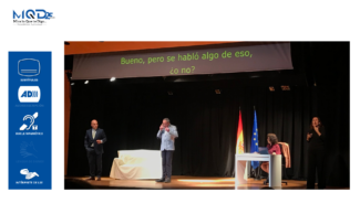 Teatro accesible con ILSE, subtítulos, bucle magnético y audiodescripción